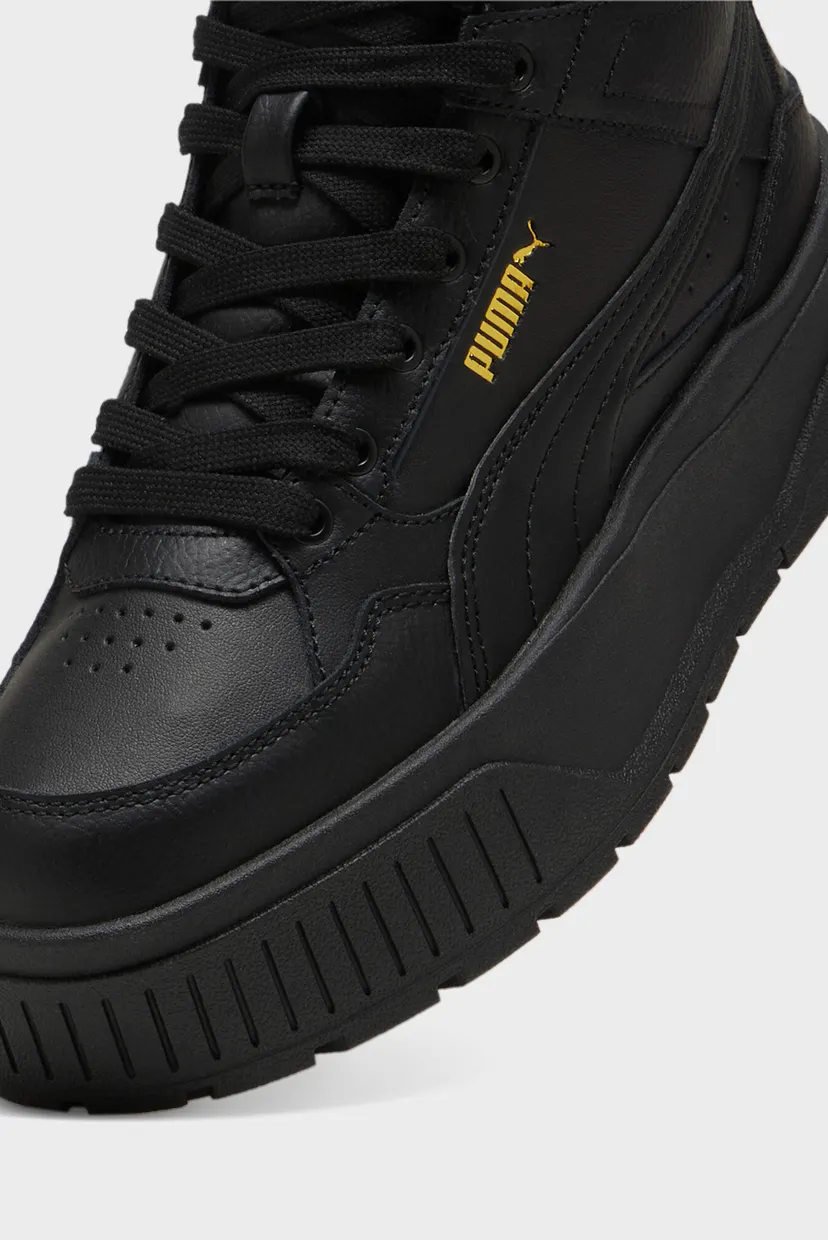 Жіночі чорні шкіряні хайтопи Karmen II Idol Mid Sneakers Women 5