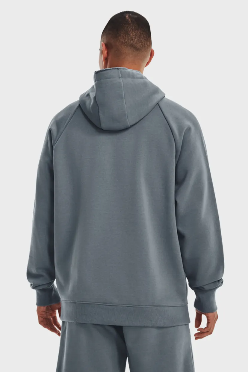 Чоловіче сіре худі UA Heavyweight Terry Hoodie 3