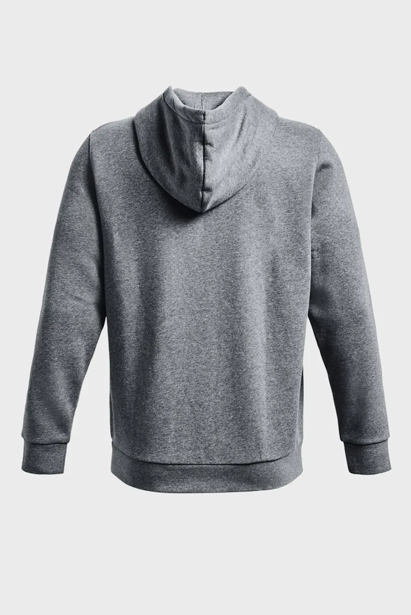Мужское серое худи UA Essential Fleece FZ 6