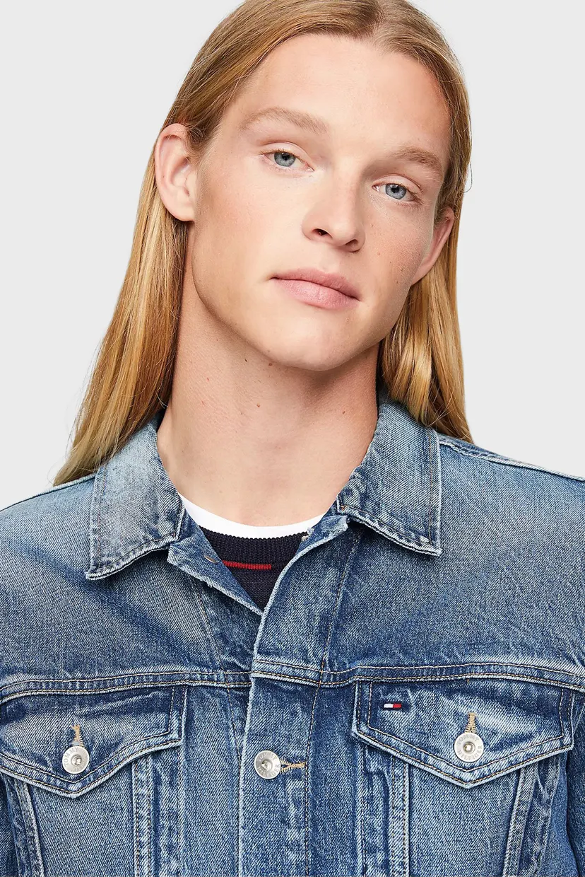 Чоловіча синя джинсова куртка TRUCKER JKT 4YRS EAST 4