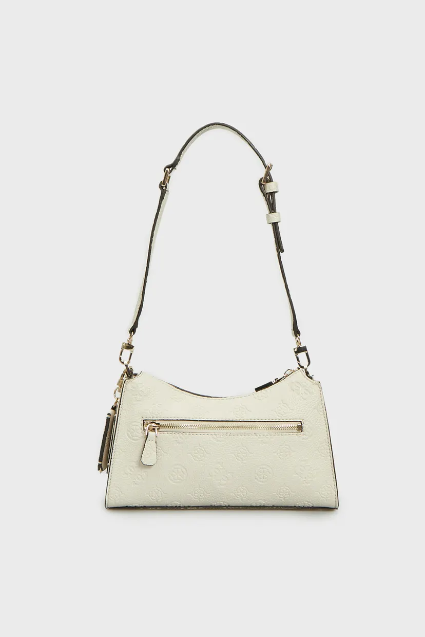 Жіноча біла сумка CRESIDIA TOP ZIP SHOULDER BAG 4