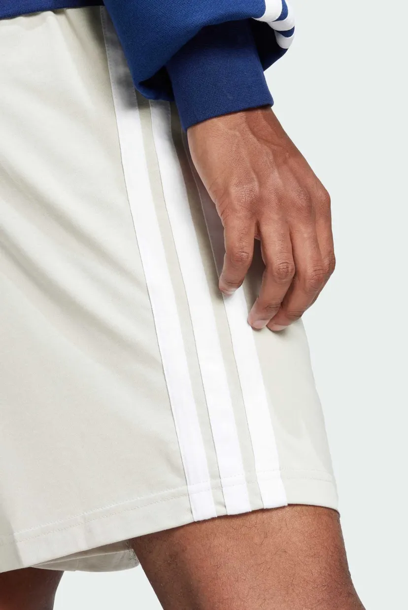 Чоловічі білі шорти Essentials 3-Stripes Single Jersey 7-Inch 5