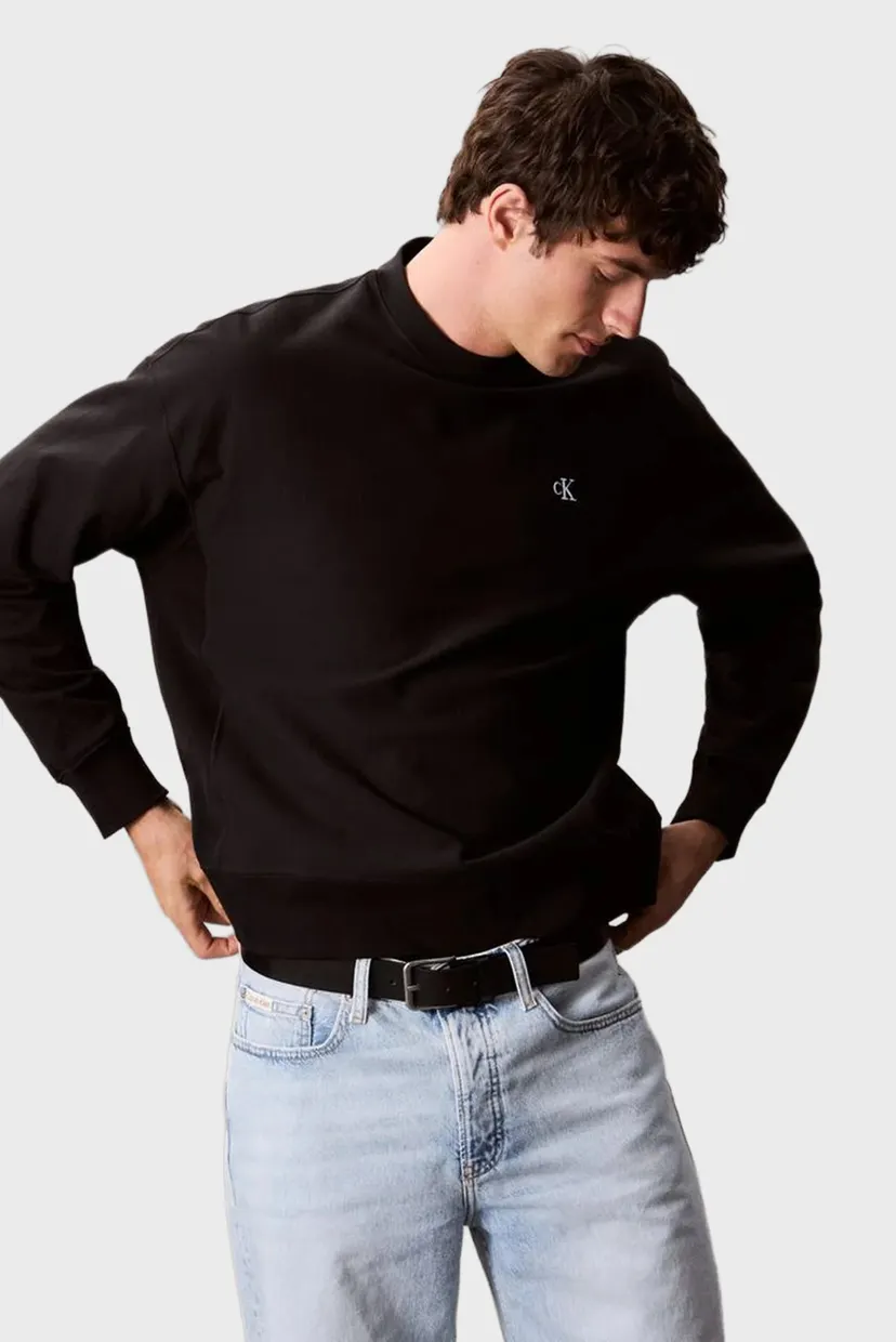 Мужской черный свитшот PREMIUM TERRY MONOGRAM 5