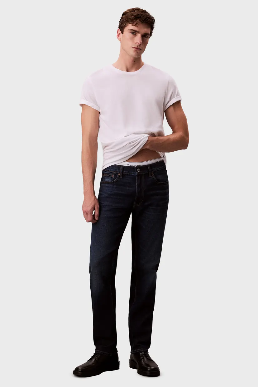Мужские темно-синие джинсы SLIM STRAIGHT 6