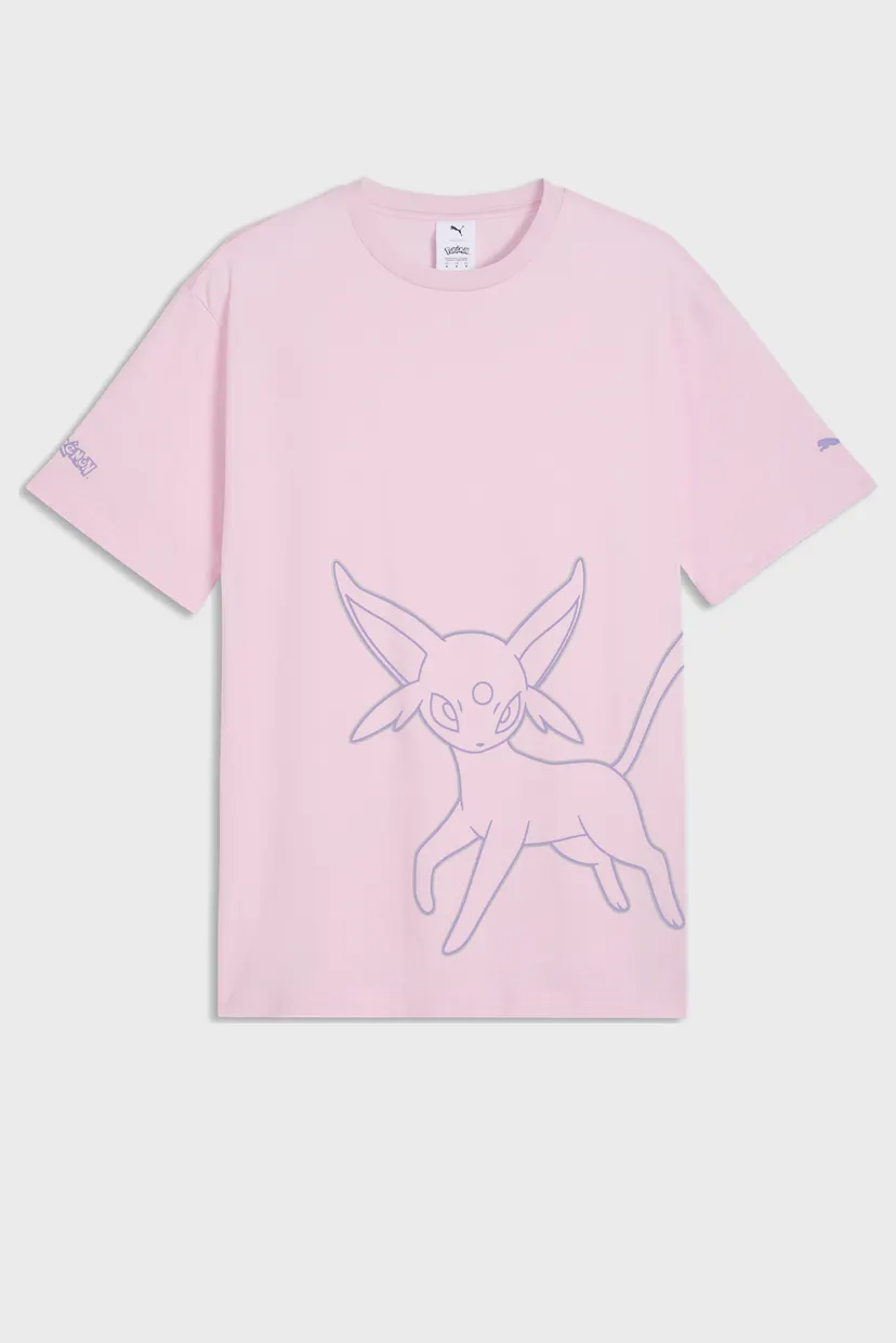Чоловіча рожева футболка PUMA x POKÉMON Relaxed Graphic Tee Men 4