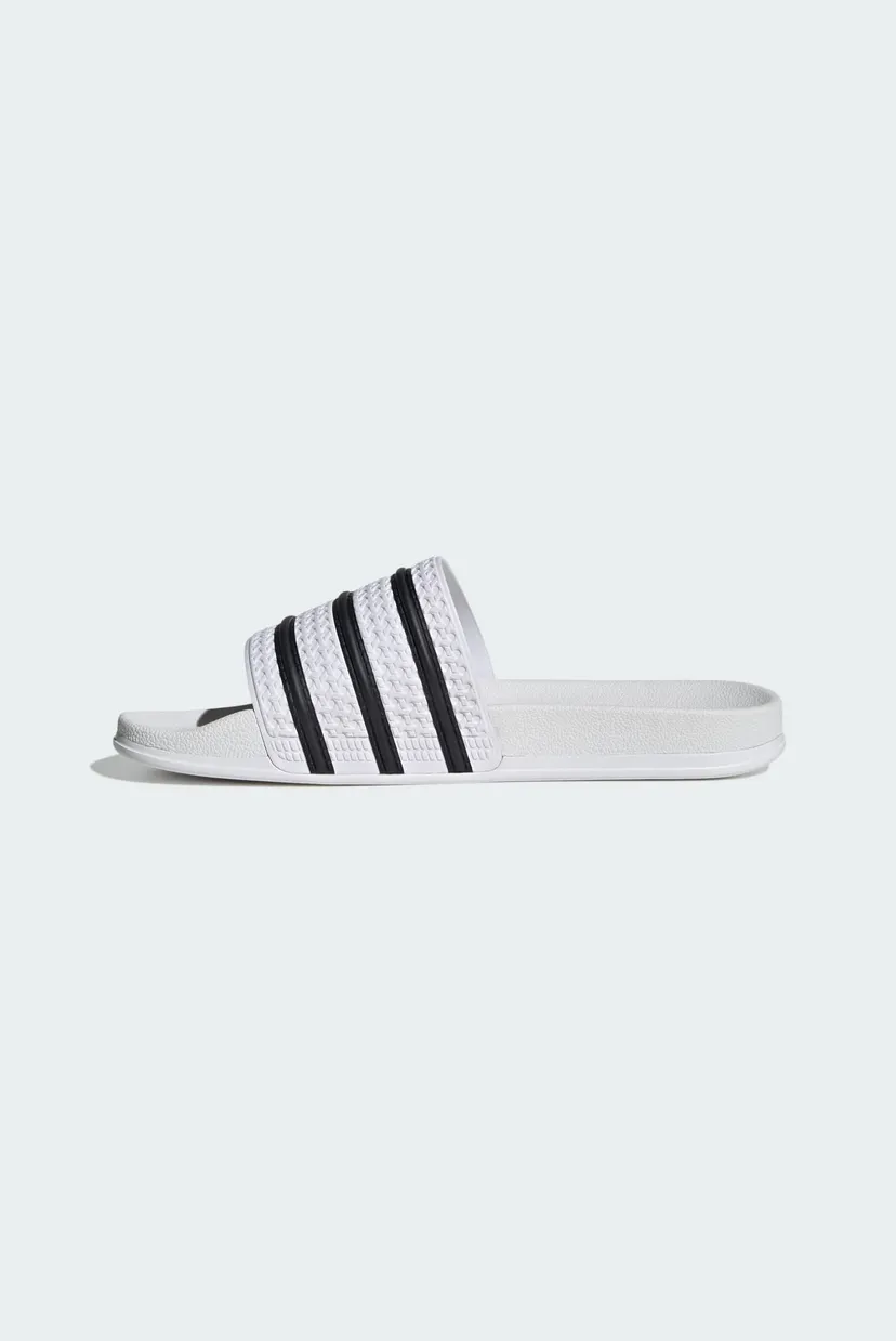 Белые слайдеры ADILETTE OG CF 5