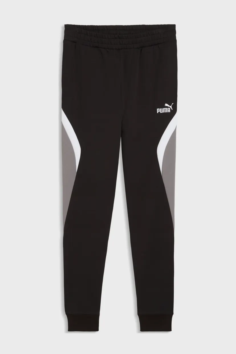 Мужские черные спортивные брюки Essentials Colourblock Sweatpants Men 4