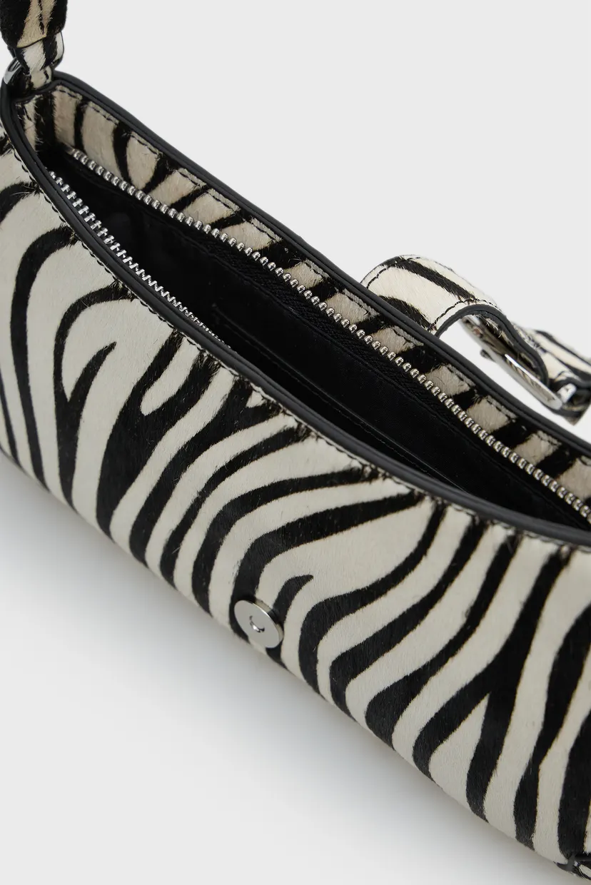 Жіноча шкіряна сумка з візерунком COOL ZEBRA 6