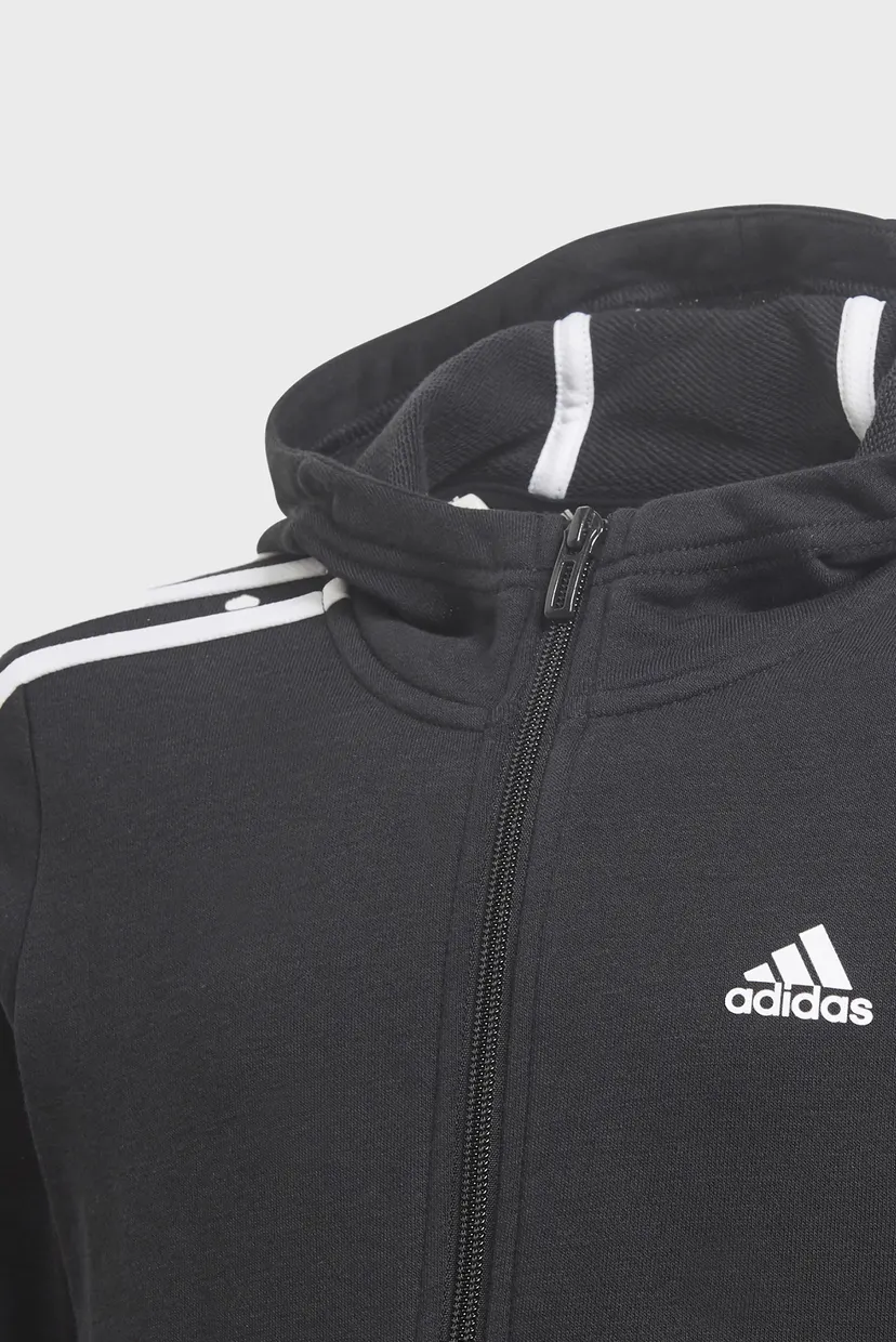 Детское черное худи Essentials 3-Stripes 3
