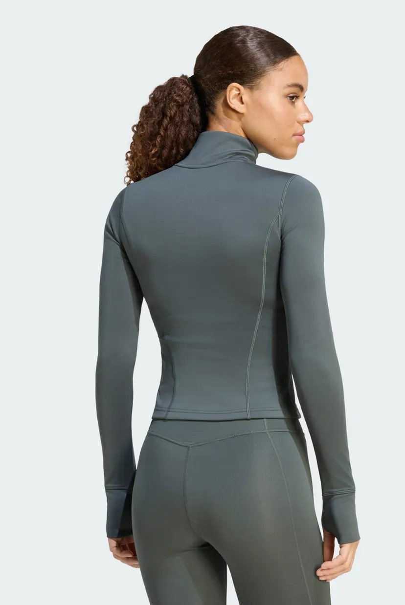 Жіноча зелена спортивна кофта Optime Essentials Full-Zip 3