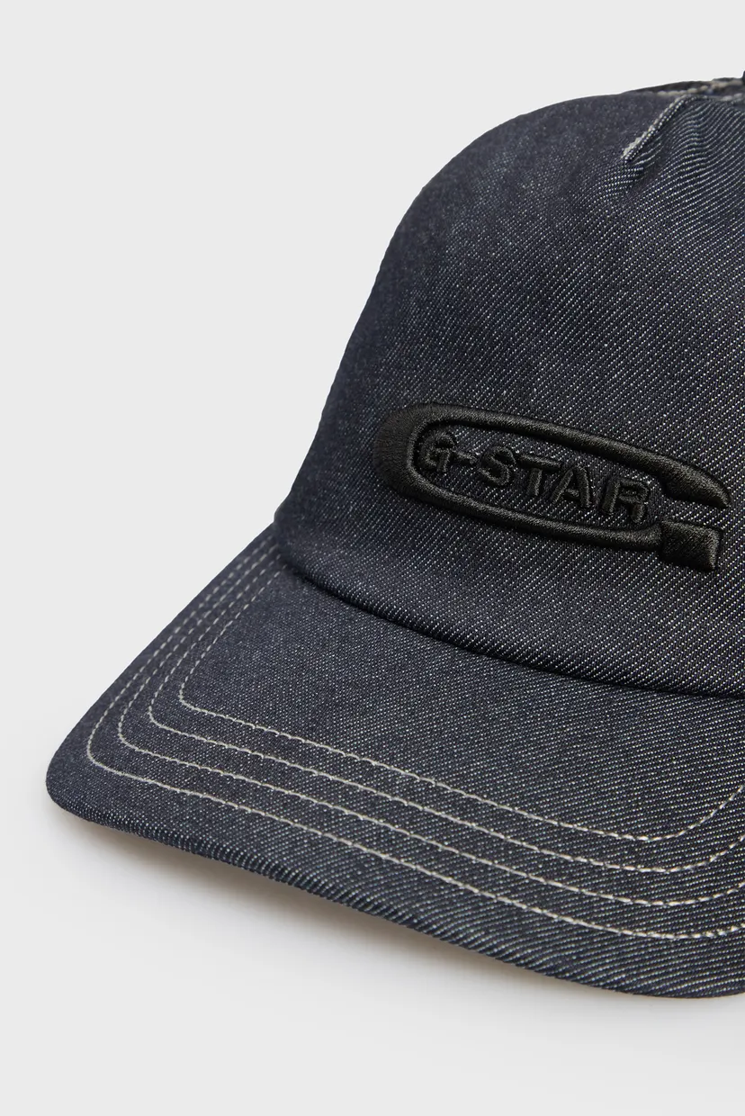 Мужская темно-синяя джинсовая кепка Avernus trucker cap 4