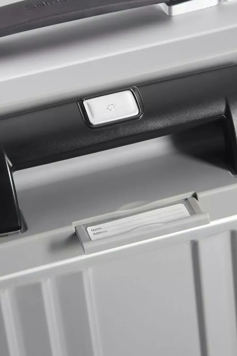 Серебристый чемодан  80 см LITE-BOX ALU ALUMINIUM 5