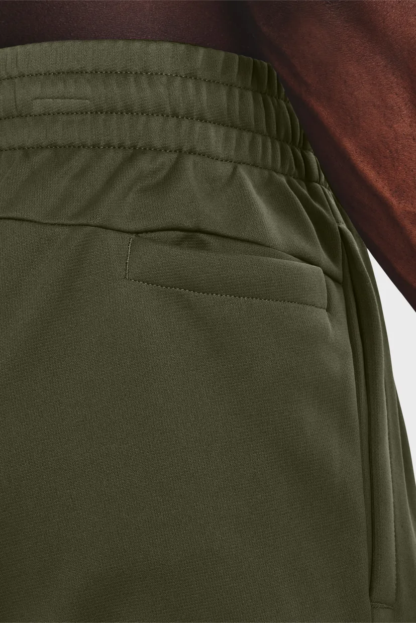 Чоловічі оливкові спортивні штани UA Armour Fleece Joggers 4