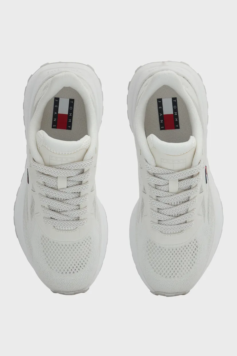 Жіночі білі кросівки SPORTY KNIT RUNNER 4