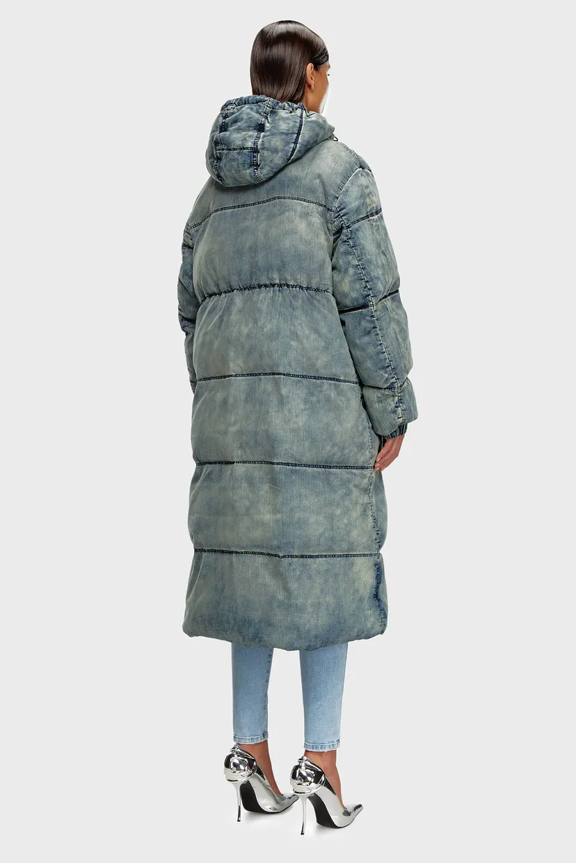 Жіноча синя джинсова куртка W-AVES-LONG GIACCA 3