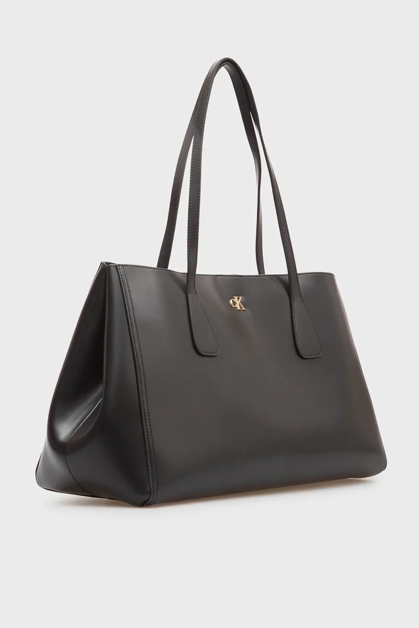 Жіноча чорна сумка SNAP LARGE TOTE 3