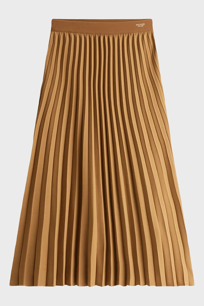 Жіноча коричнева плісирована спідниця FLUID PLEATED PULL ON 5