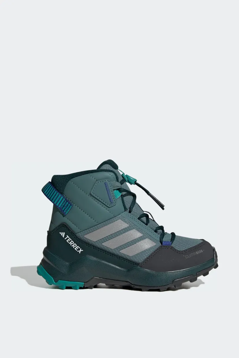Дитячі зелені черевики Terrex Ax4r Mid CLIMAWARM+ Kids adidas