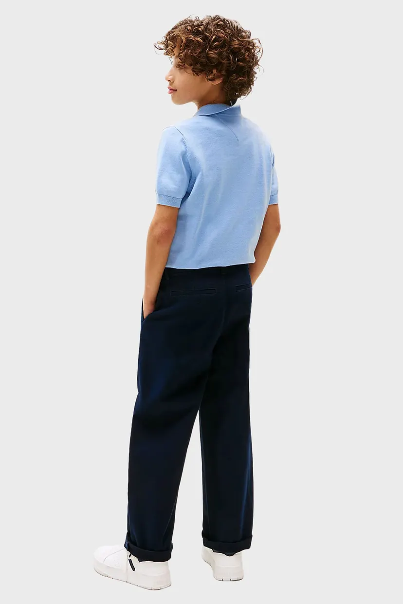 Детские темно-синие брюки PLEATED 3