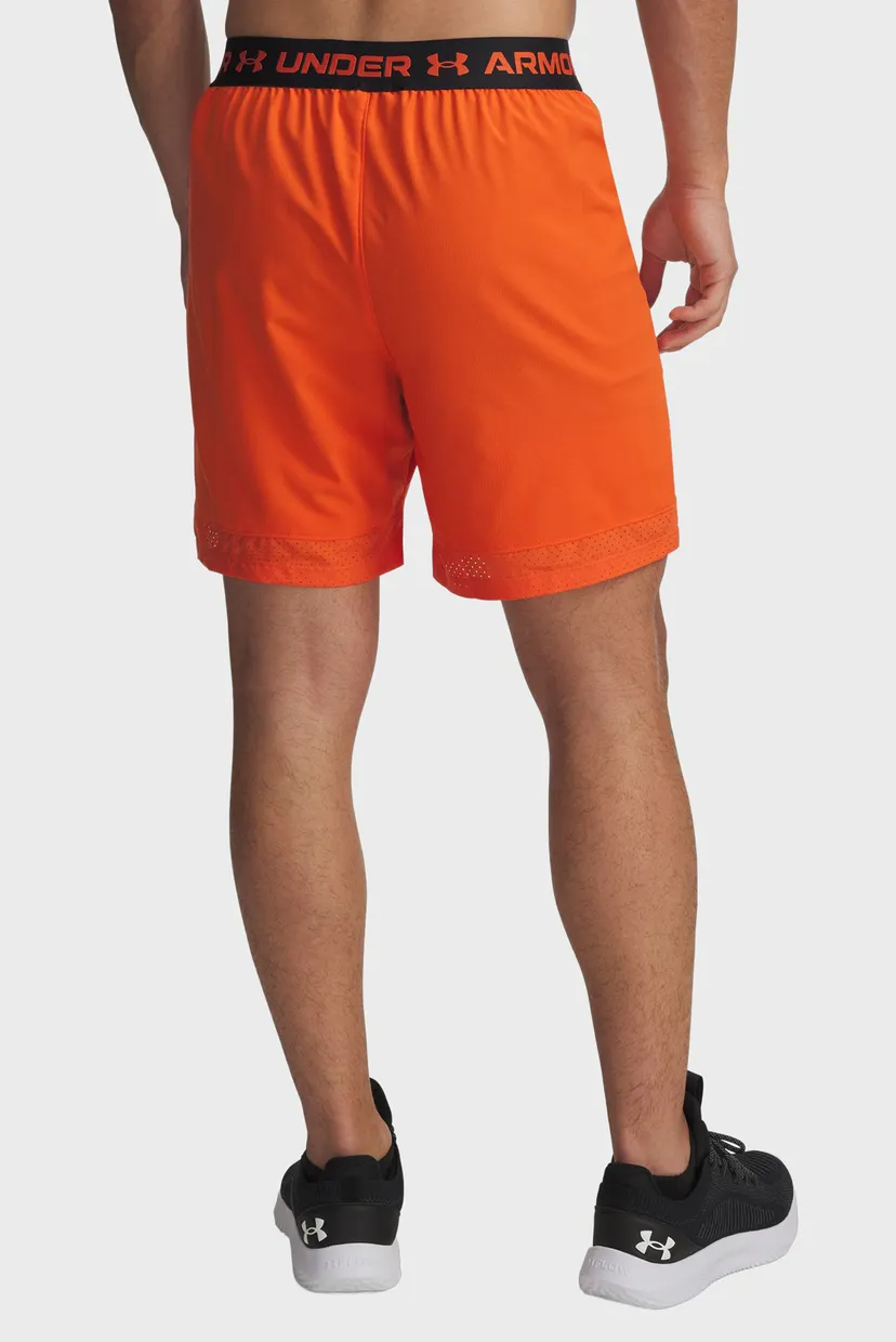 Чоловічі помаранчеві шорти UA Vanish Woven 6in Shorts 3