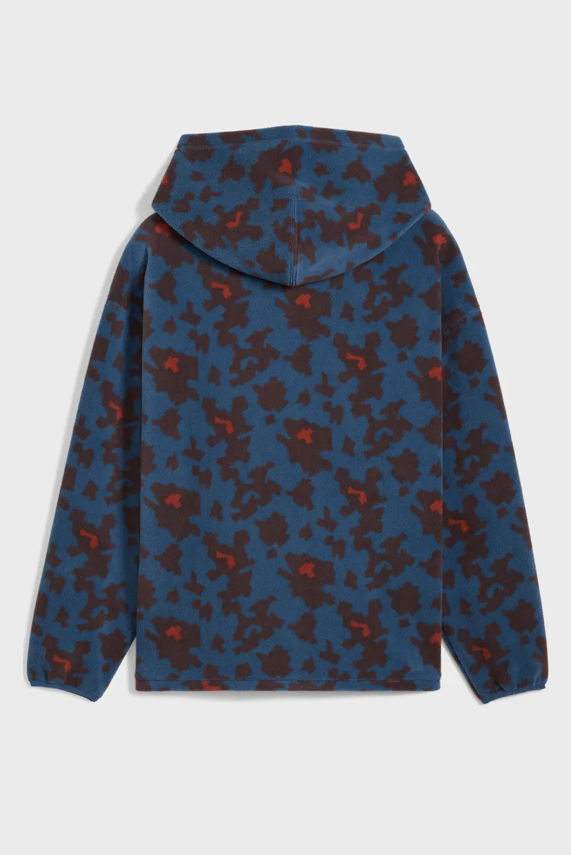 Мужское синее худи с узором Special Items All-Over Print Fleece Hoodie Men 7