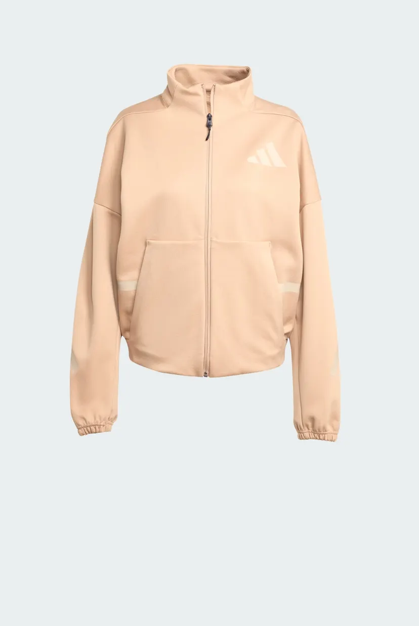 Жіноча бежева спортивна кофта adidas Z.N.E. 6