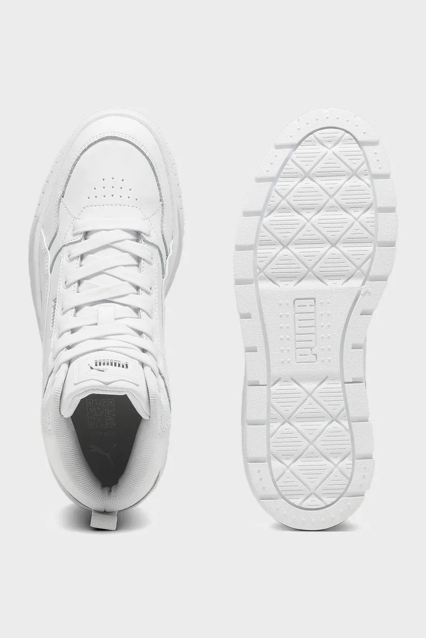 Жіночі білі шкіряні хайтопи Karmen II Idol Mid Sneakers Women 4