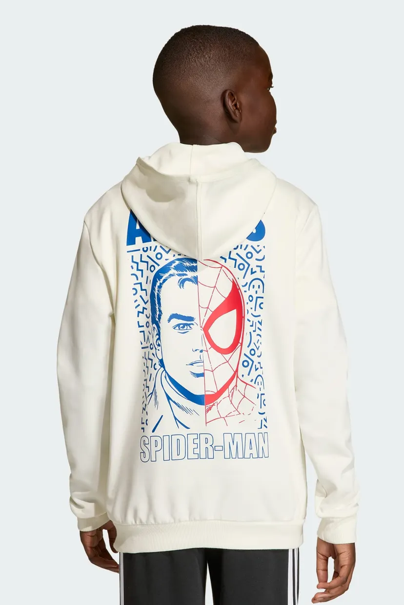 Дитяче біле худі ADIDAS MARVEL SPIDER-MAN 3