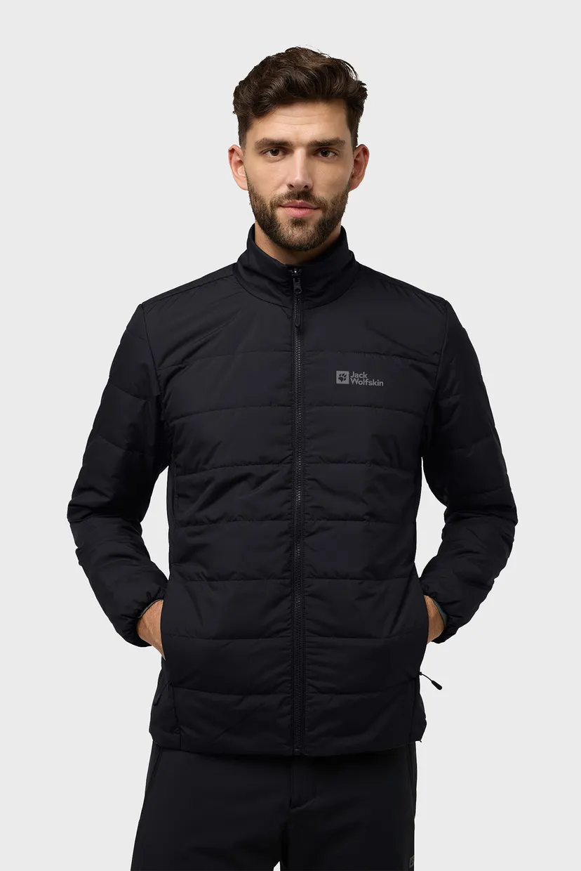 Мужская черная куртка 3 в 1 ROMBERG 3IN1 JKT M Jack Wolfskin