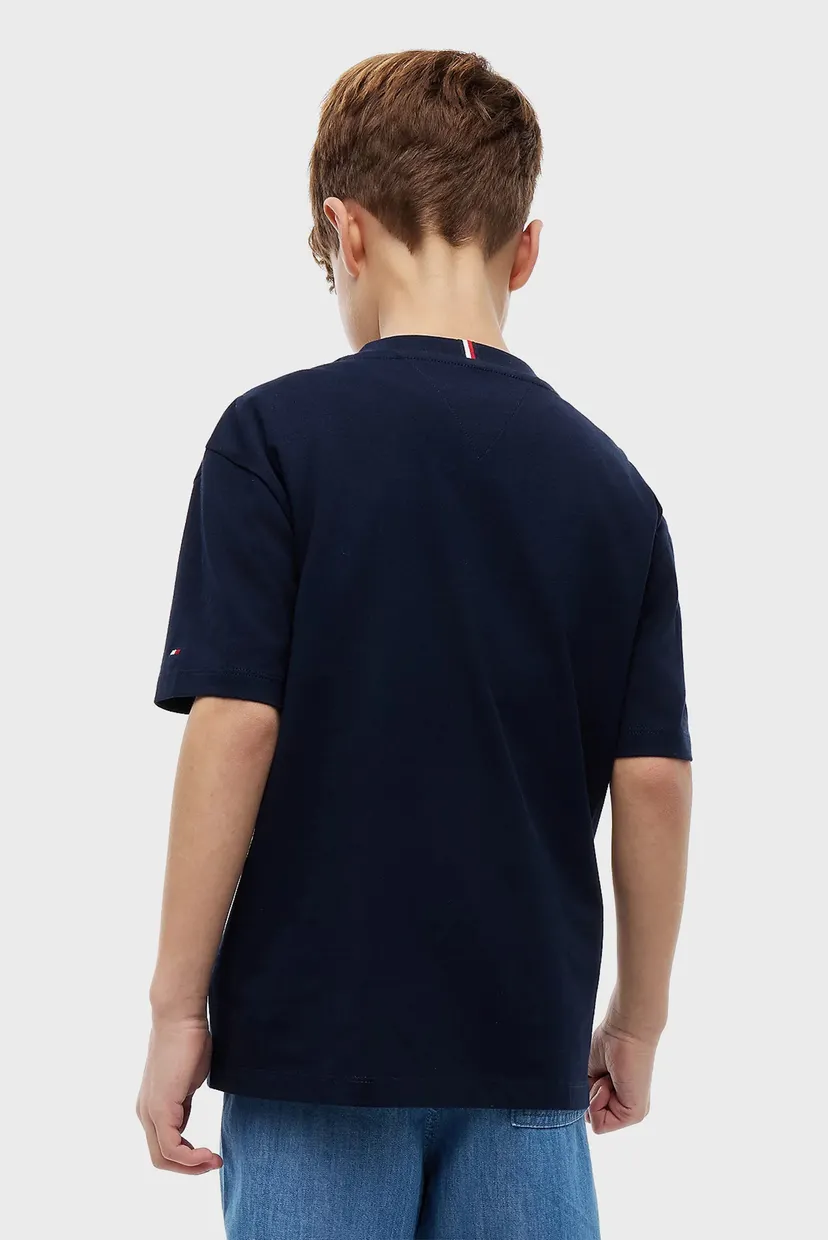Дитяча чорна футболка TOMMY FLAG GRAFFITI T-SHIRT SS 3
