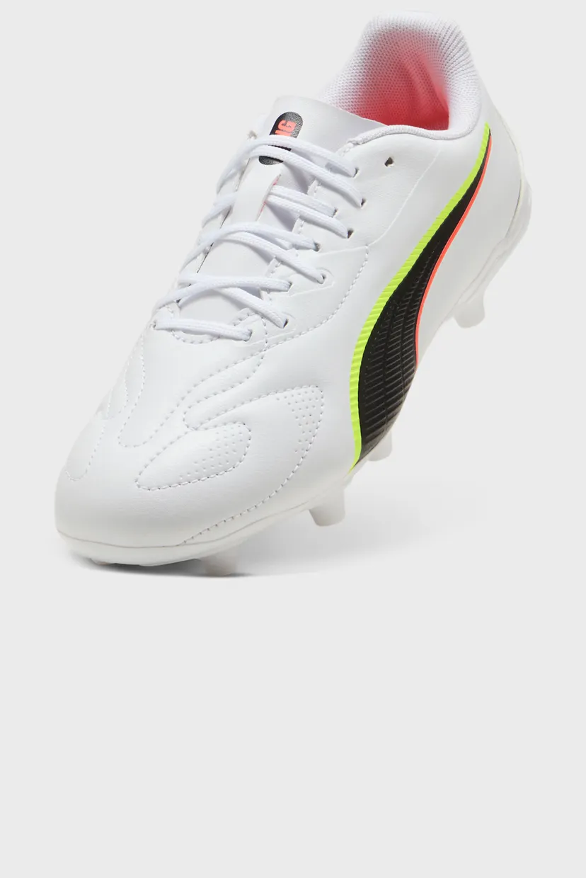 Дитячі білі бутси KING 20 PLAY FG/AG Football Boots Youth 5
