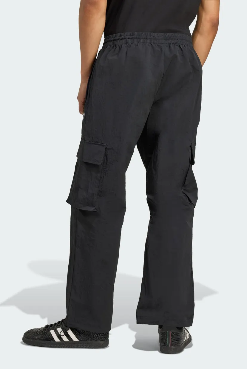 Чоловічі чорні спортивні штани Front Stripes Woven 3