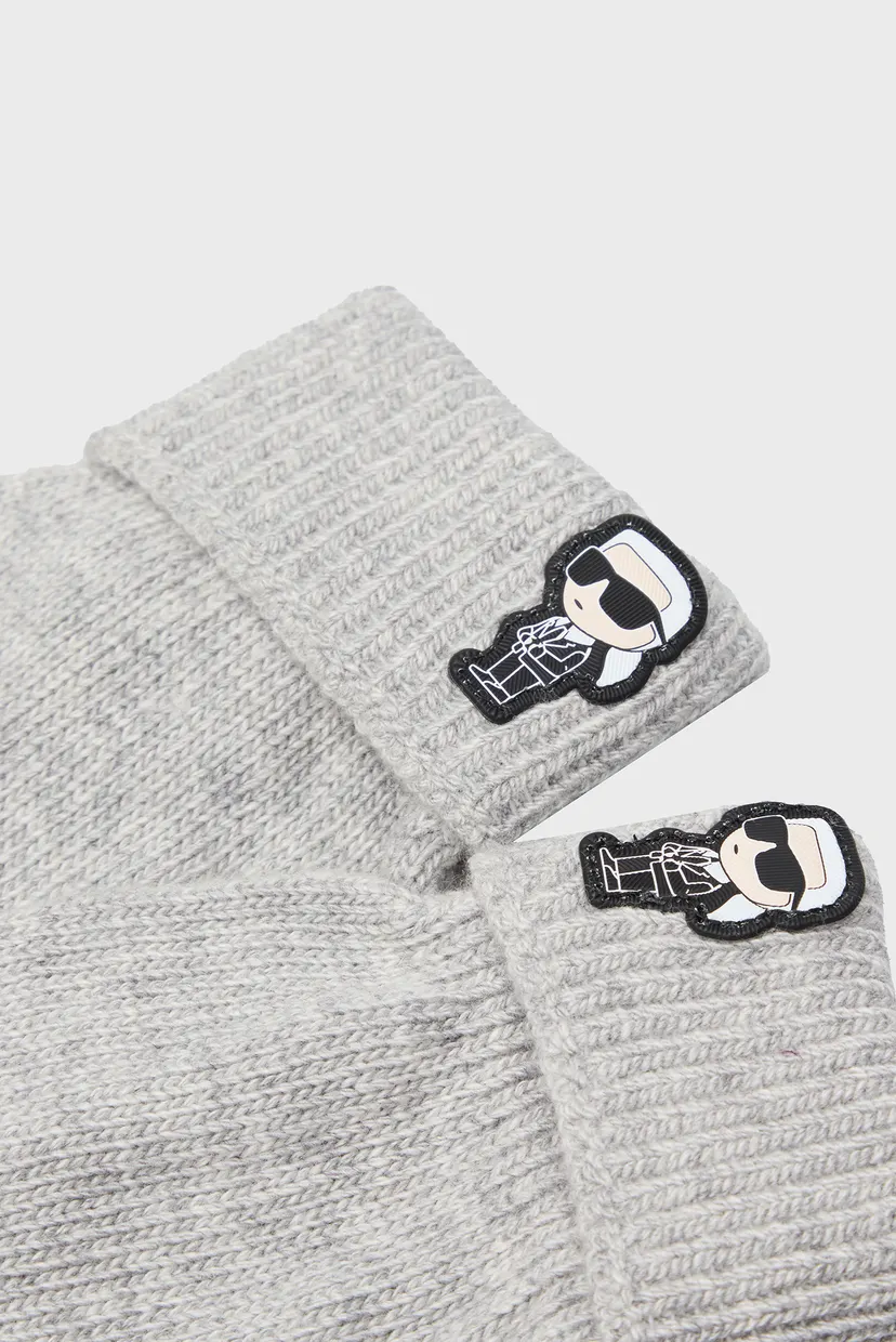 Жіночі сірі рукавички K IKONIK 2.0 KNIT FF GLOVE 3