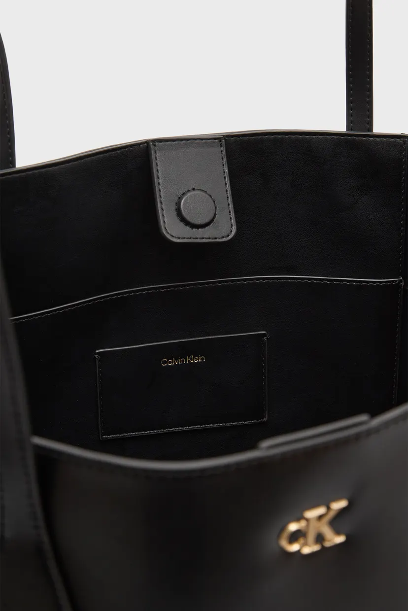 Жіноча чорна сумка SNAP LARGE TOTE 6