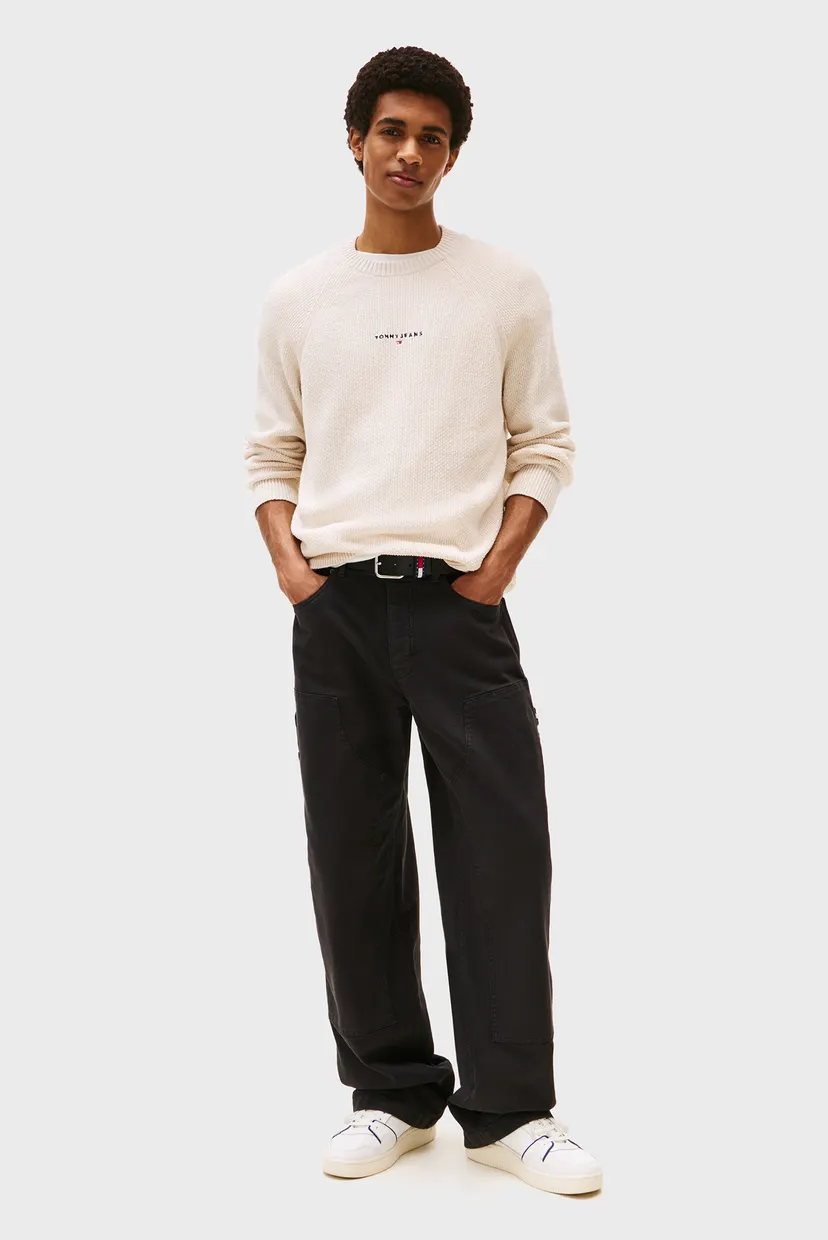 Мужской бежевый джемпер SLIM RAGLAN 3