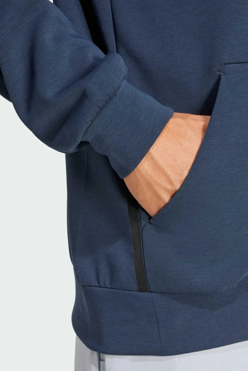 Мужское темно-синее худи Designed for Training Full-Zip 5