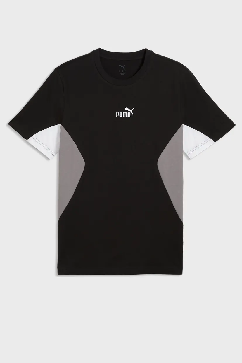 Мужская черная футболка Essentials Block Tee Men 4