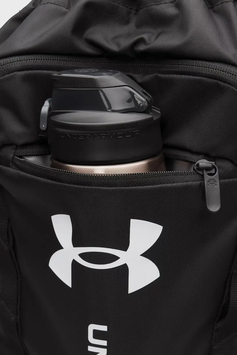 Черный рюкзак UA Hustle Sackpack 4