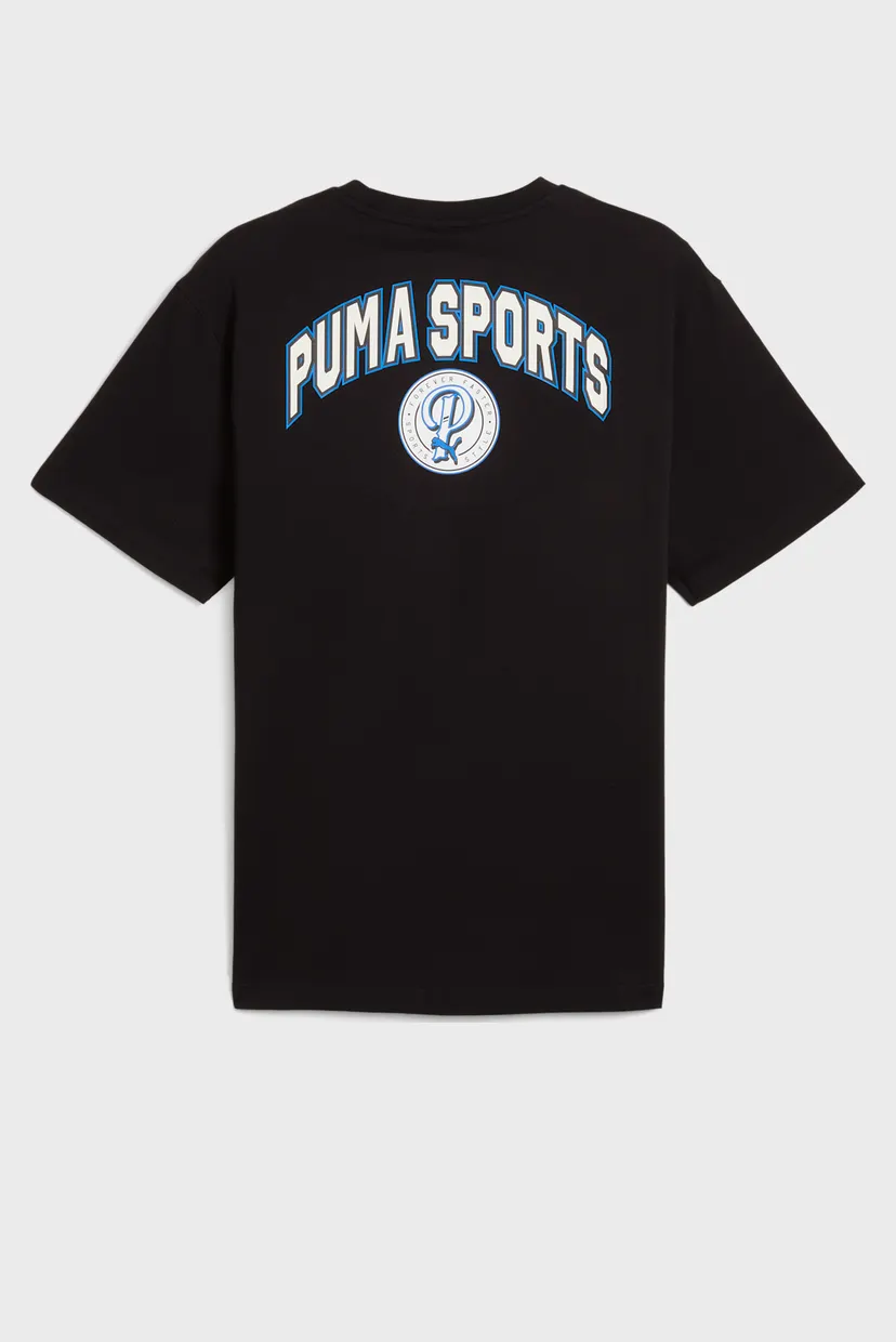Мужская черная футболка Wardrobe Essentials Sports Legacy Relaxed Tee Men 5