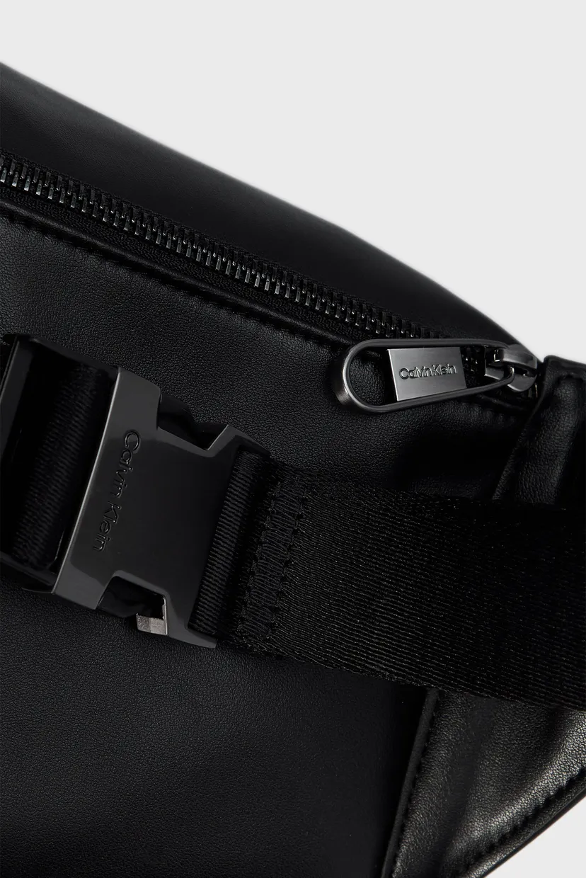 Мужская черная поясная сумка CK ELEVATED XL WAISTBAG 5