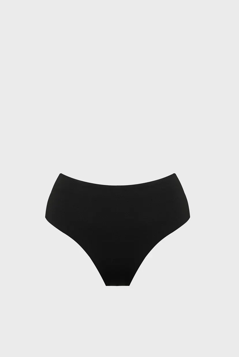 Женские черные трусики от купальника HIGH WAIST 6