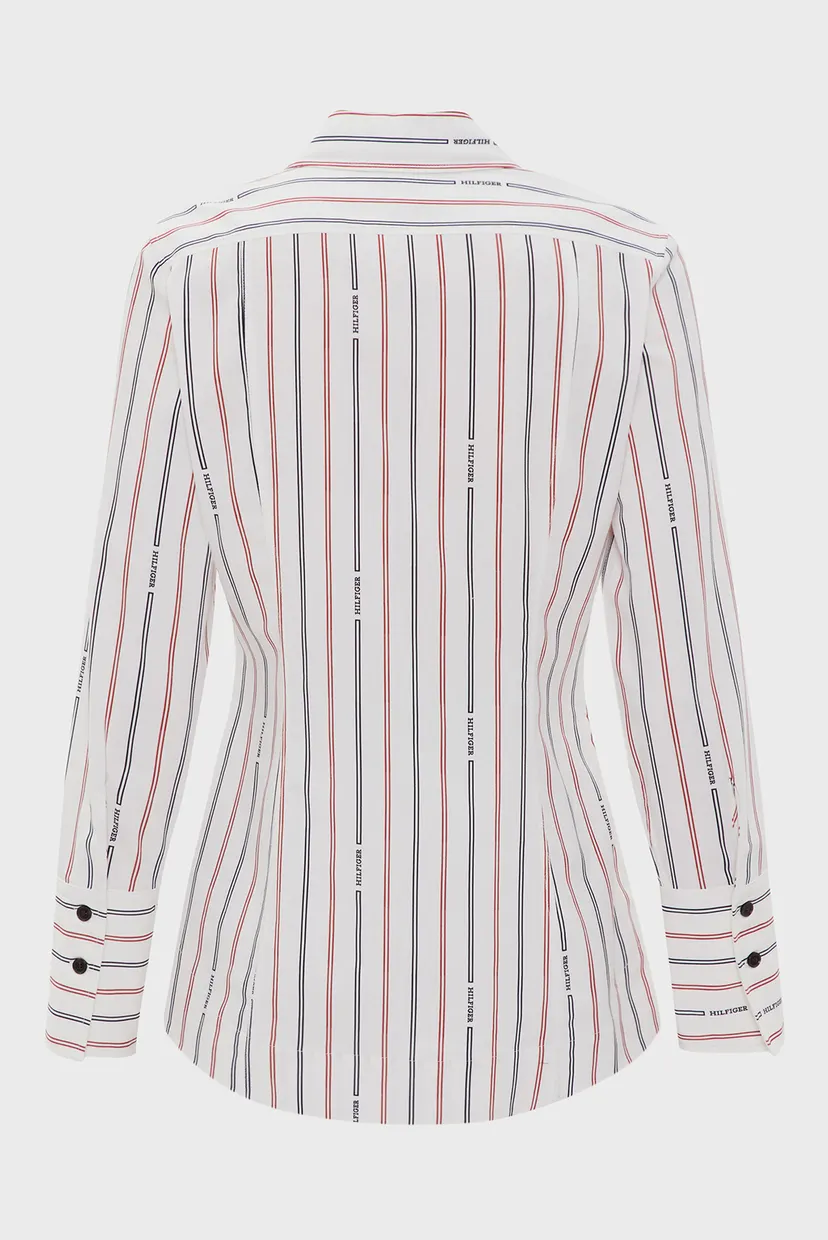Жіноча біла сорочка у смужку MONOTYPE STRIPE 6
