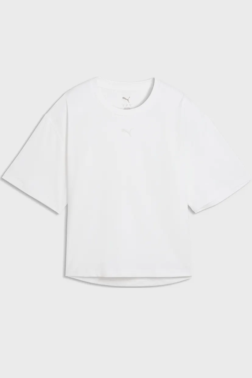 Женская белая футболка CLOUDSPUN Relaxed Tee Women 4