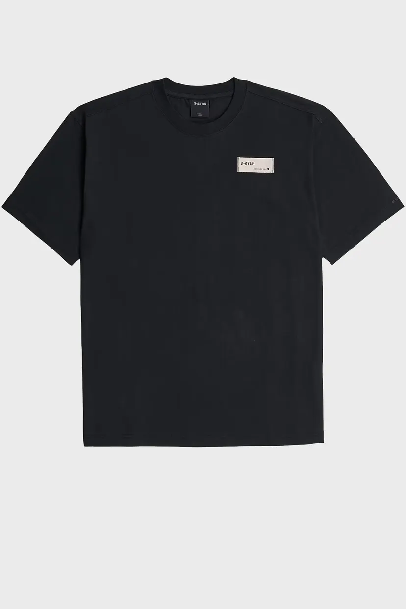 Чоловіча чорна футболка HB badge relaxed 6