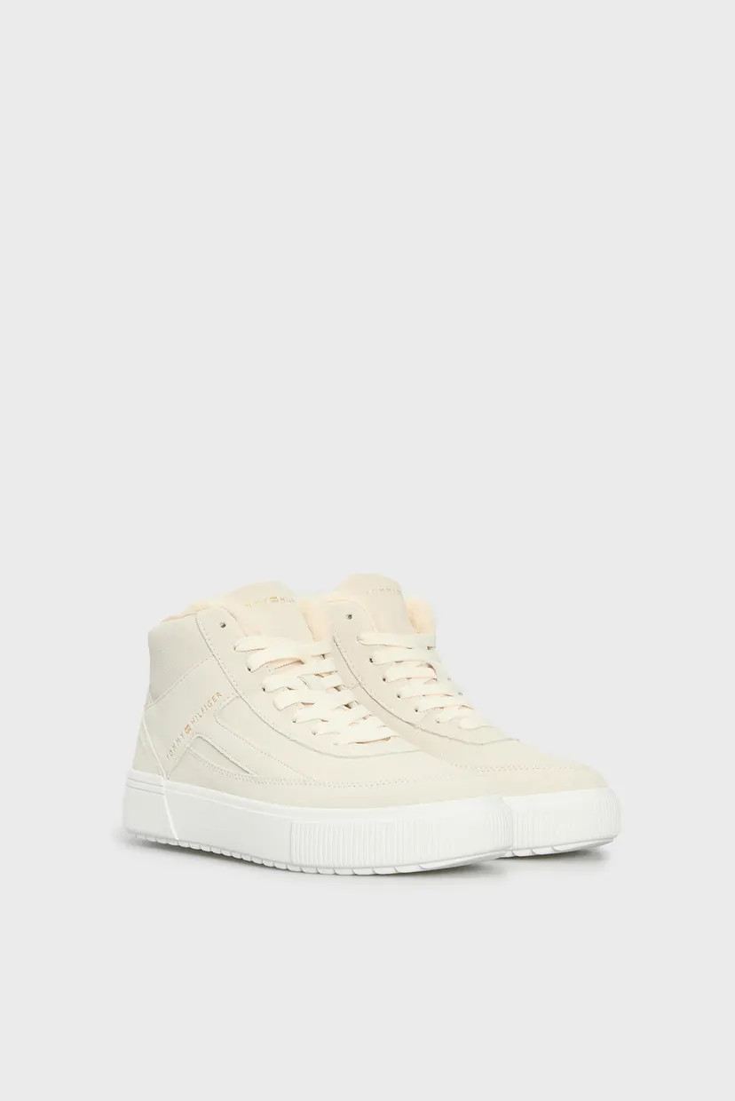 Жіночі білі замшеві хайтопи SUEDE VULC WINTER SNEAKER 3