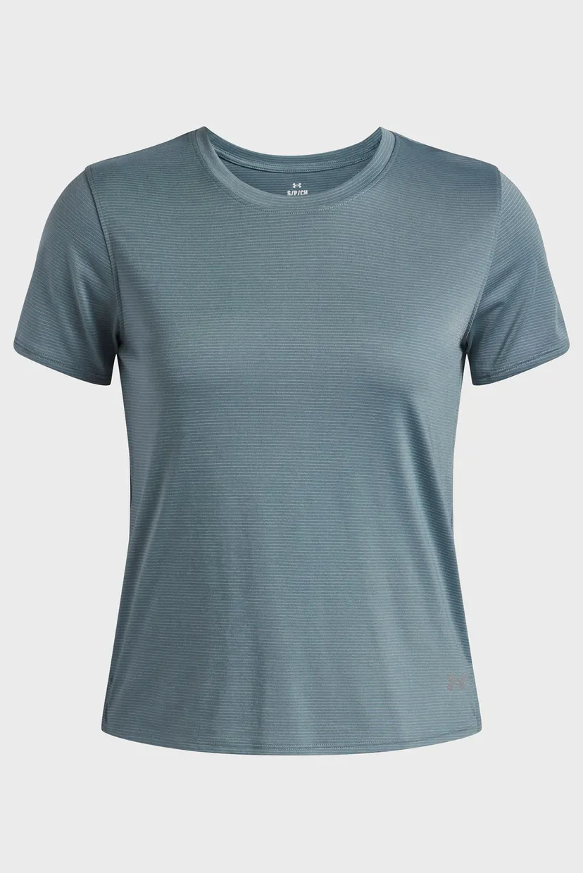 Жіноча бірюзова футболка UA Launch Shortsleeve 3