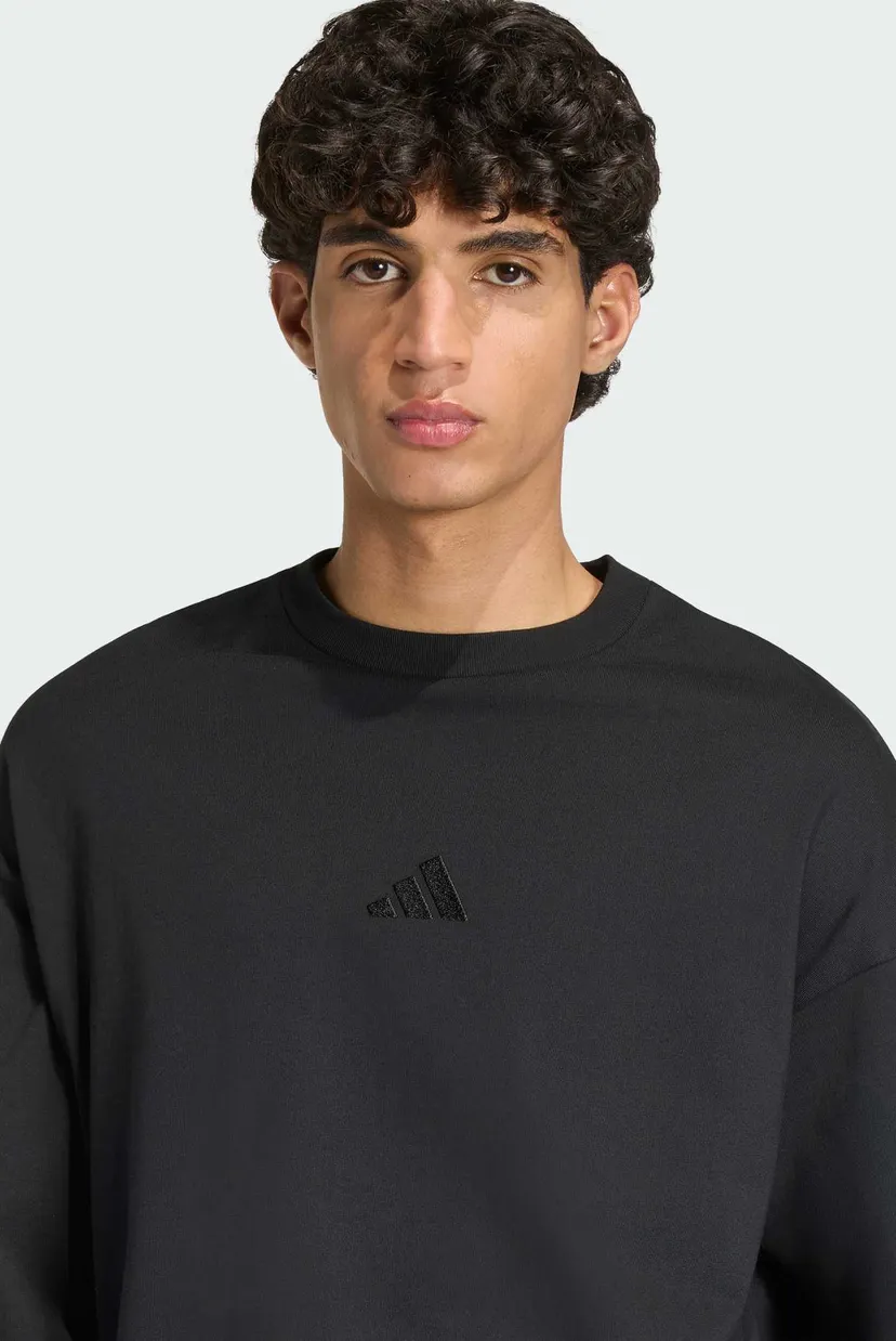 Чоловічий чорний лонгслів ADIDAS KIT 3-STRIPES 4