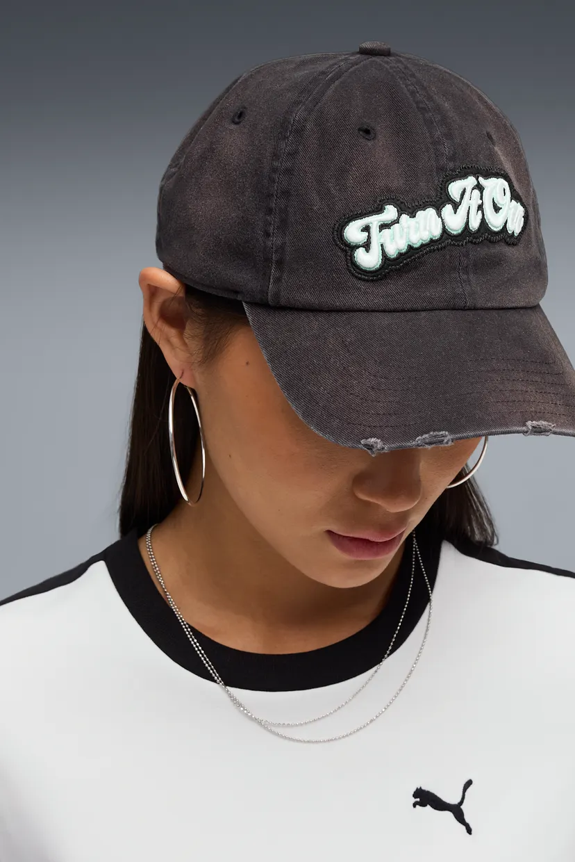 Чорна кепка Vintage Dad Cap 3
