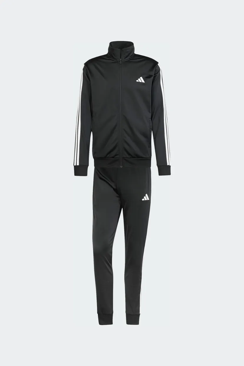 Мужской черный спортивный костюм (кофта, брюки) Sportswear Basic 3-Stripes Tricot 6