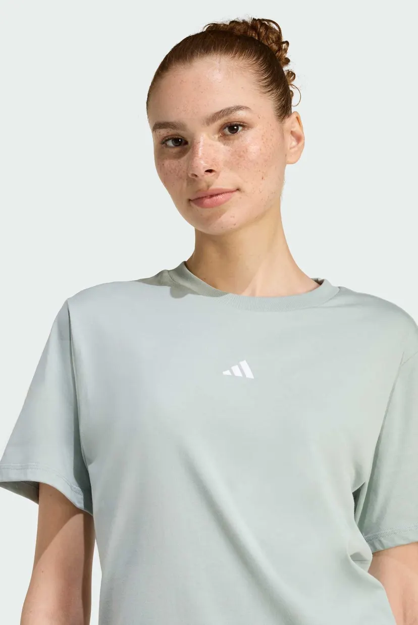 Жіноча м'ятна футболка Essentials Small Logo Cotton 4